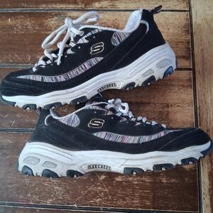 Skechers D'Lites Women's Shoes 10 Air Cooled Memory Foam Rhinestones